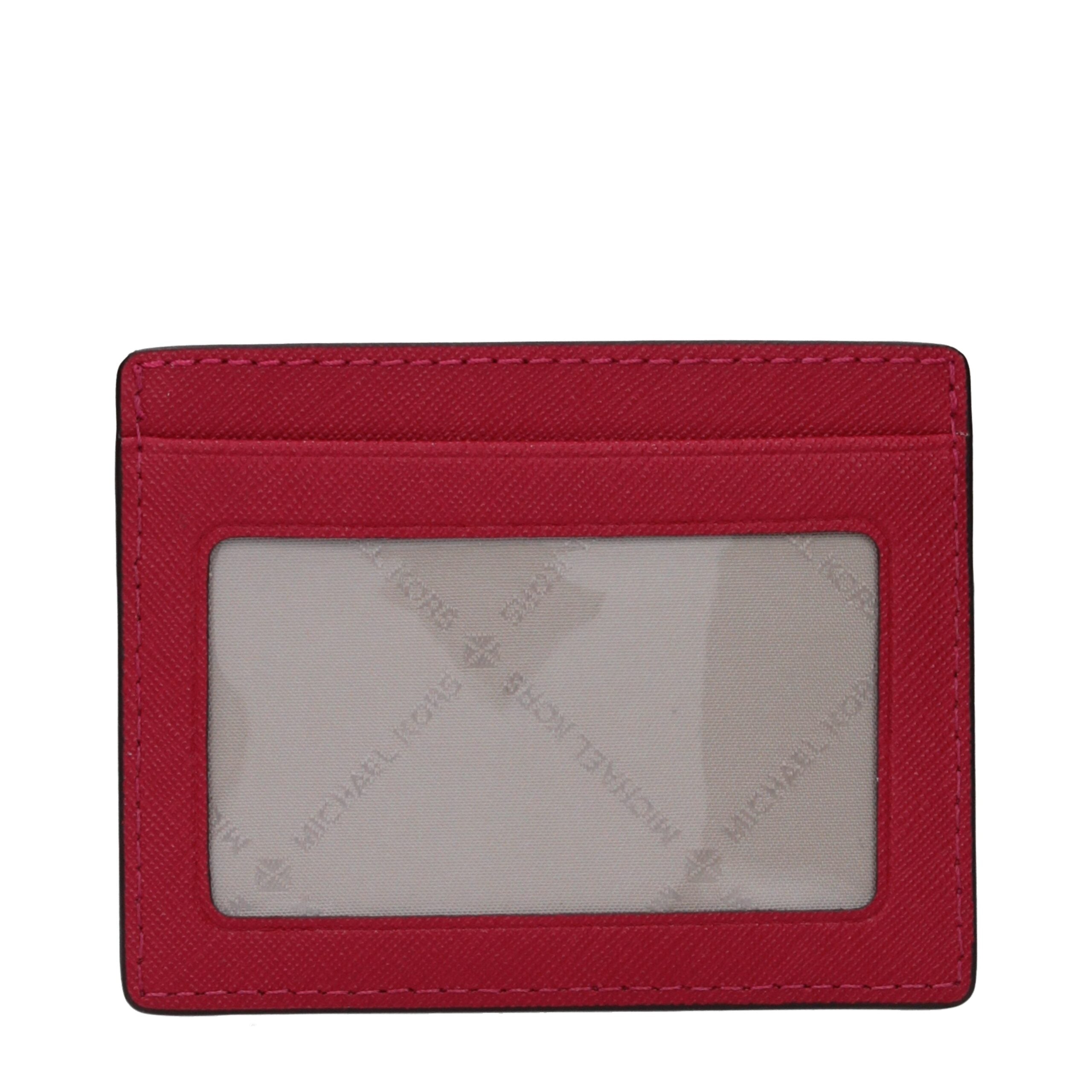 Michael Kors Red Leather Cardholder