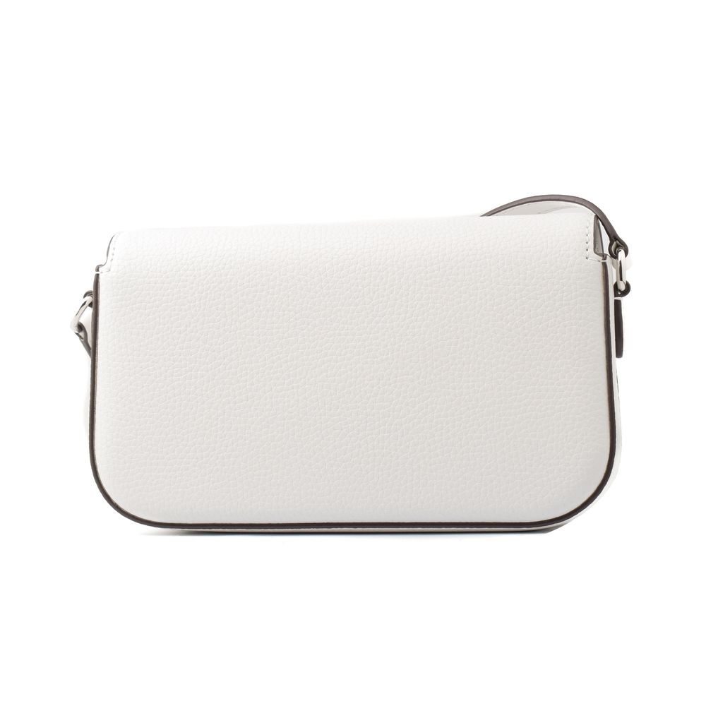 Michael Kors Jet Set Travel Medium Leather Crossbody Bag Optic White