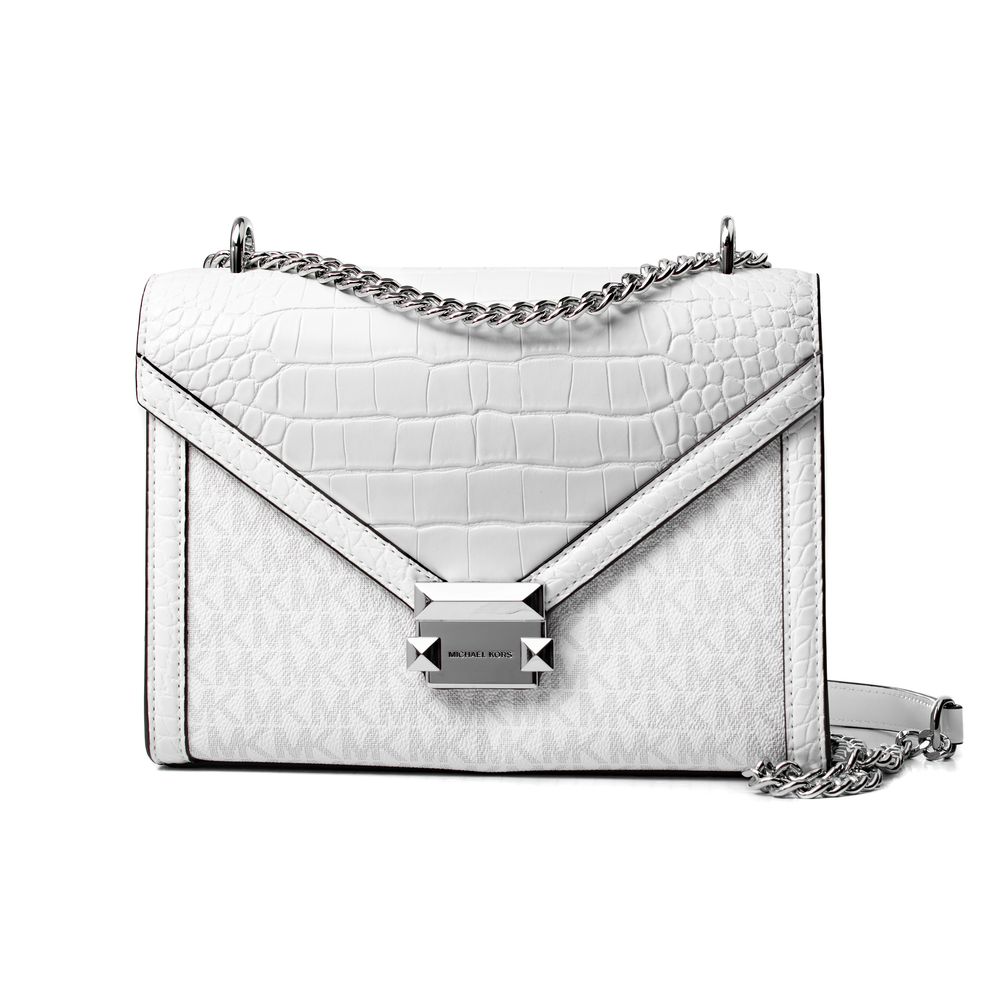 Michael Kors Whitney Shoulder Bag Optic White