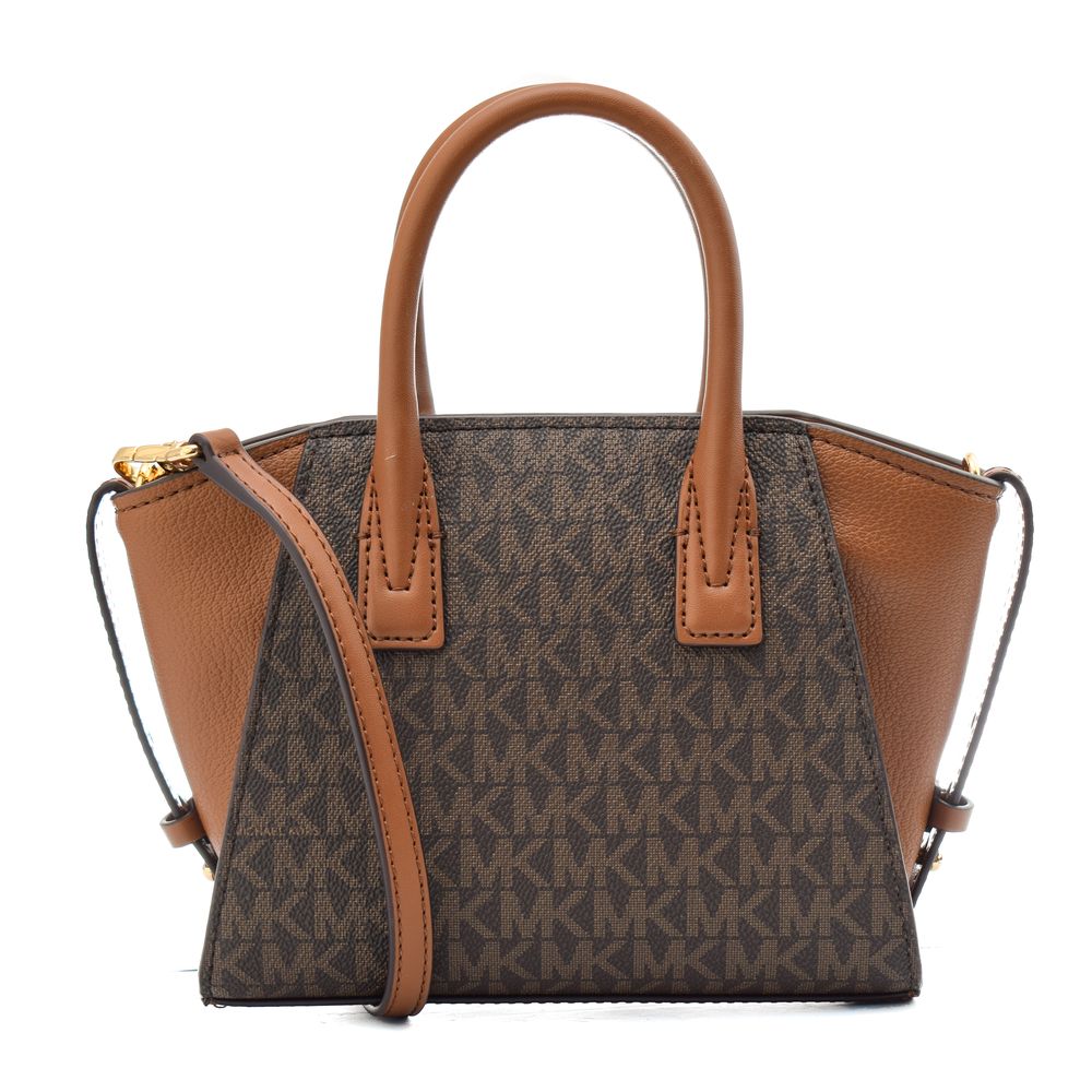 Michael Kors Avril Extra-Small Logo Satchel Brown