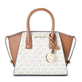 Michael Kors Avril Extra-Small Logo Satchel Vanilla