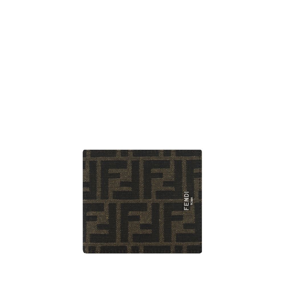 Fendi Brown Calf Leather Bos Taurus Wallet