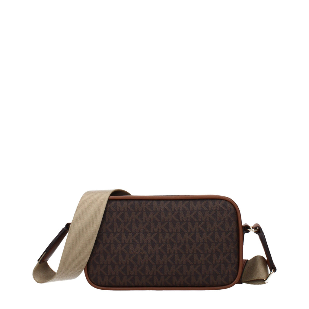 Michael Kors Bradshaw Extra-Small Camera Crossbody Bag Brown