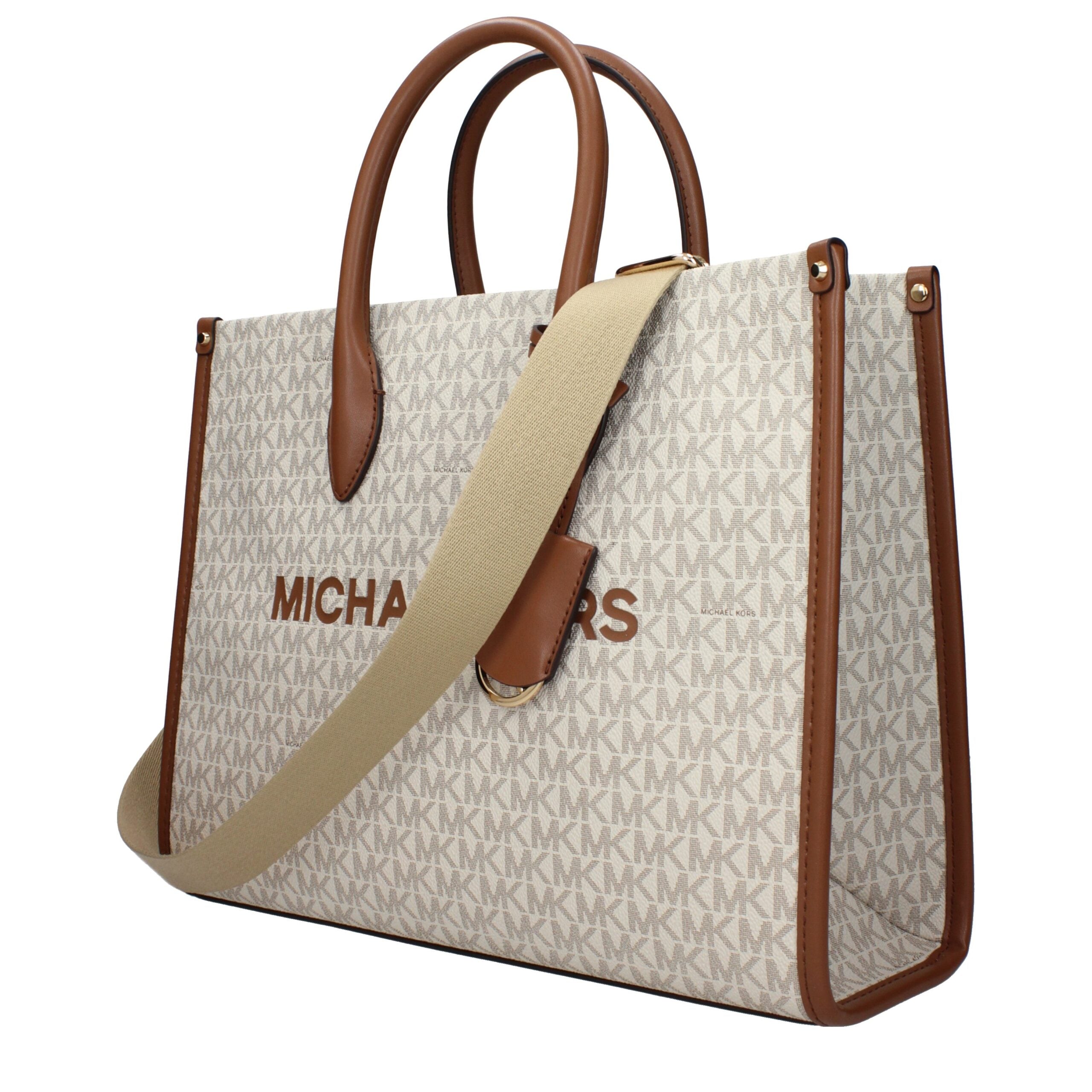 Michael Kors Mirella Logo Tote Bag Vanilla