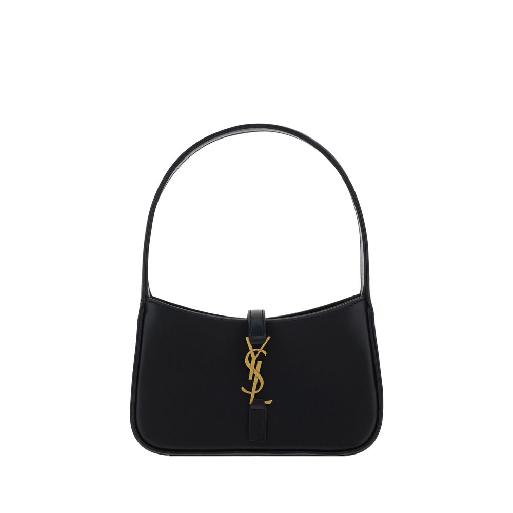 Saint Laurent Le 5 à 7 Mini Shoulder Bag Black Smooth Leather YSL Logo
