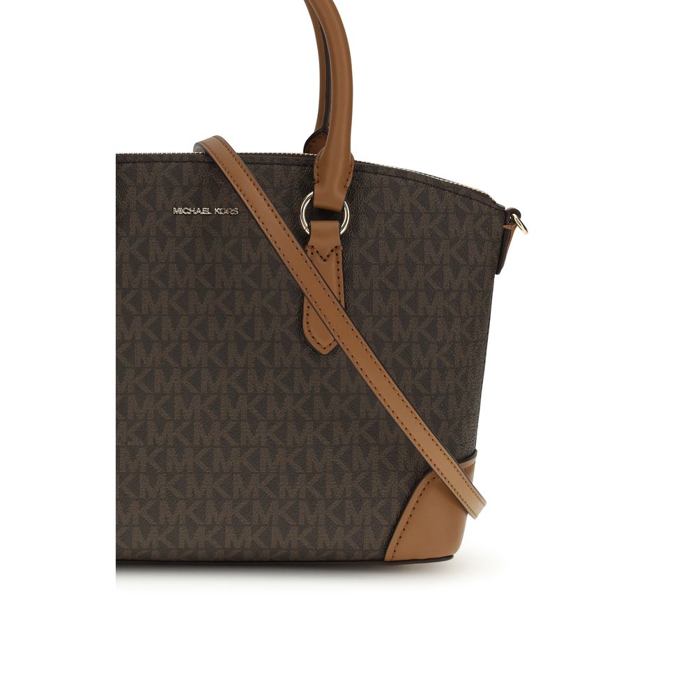 Michael Kors Murphy Medium Logo Satchel Brown