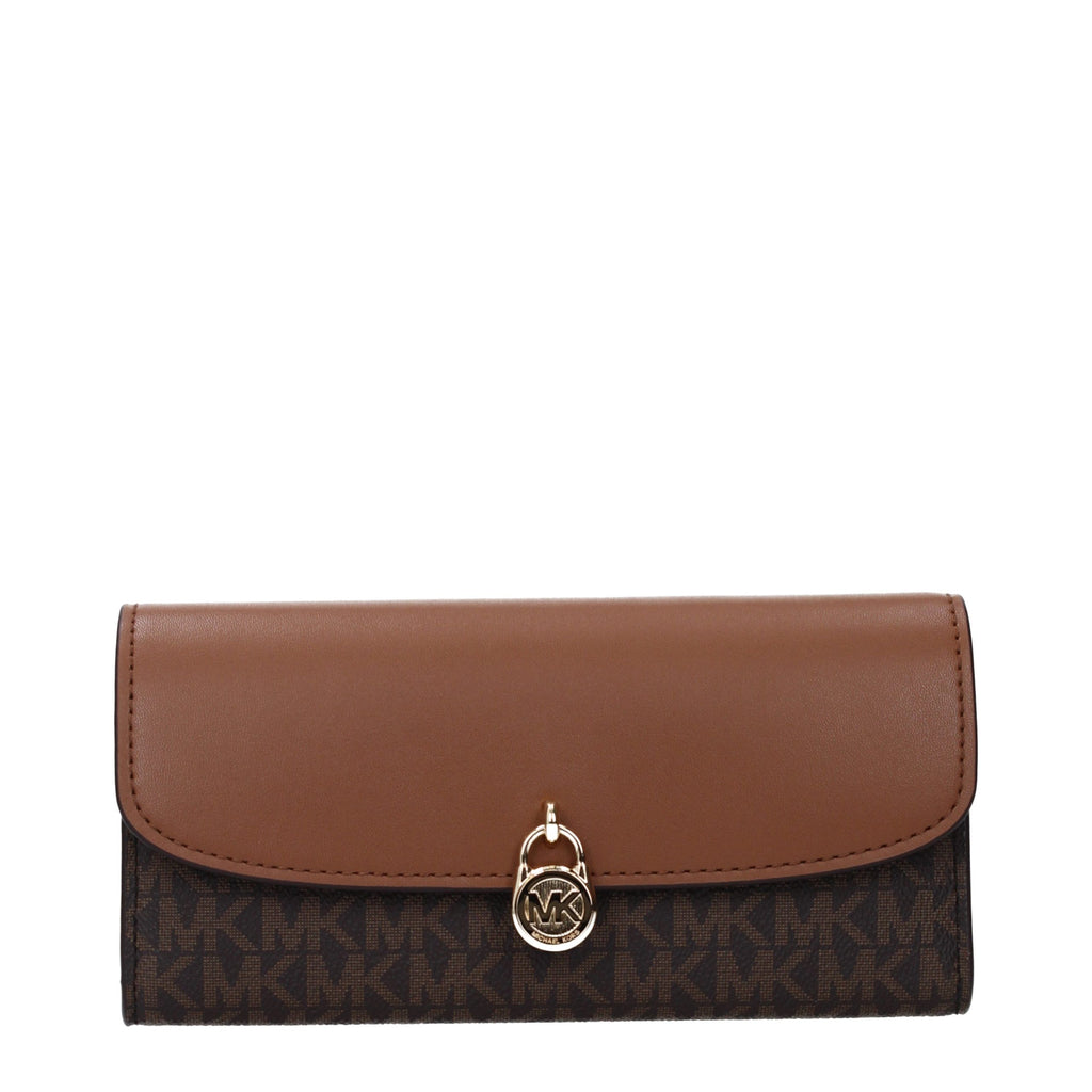 Michael Kors Hamilton Large Logo Wallet Brown