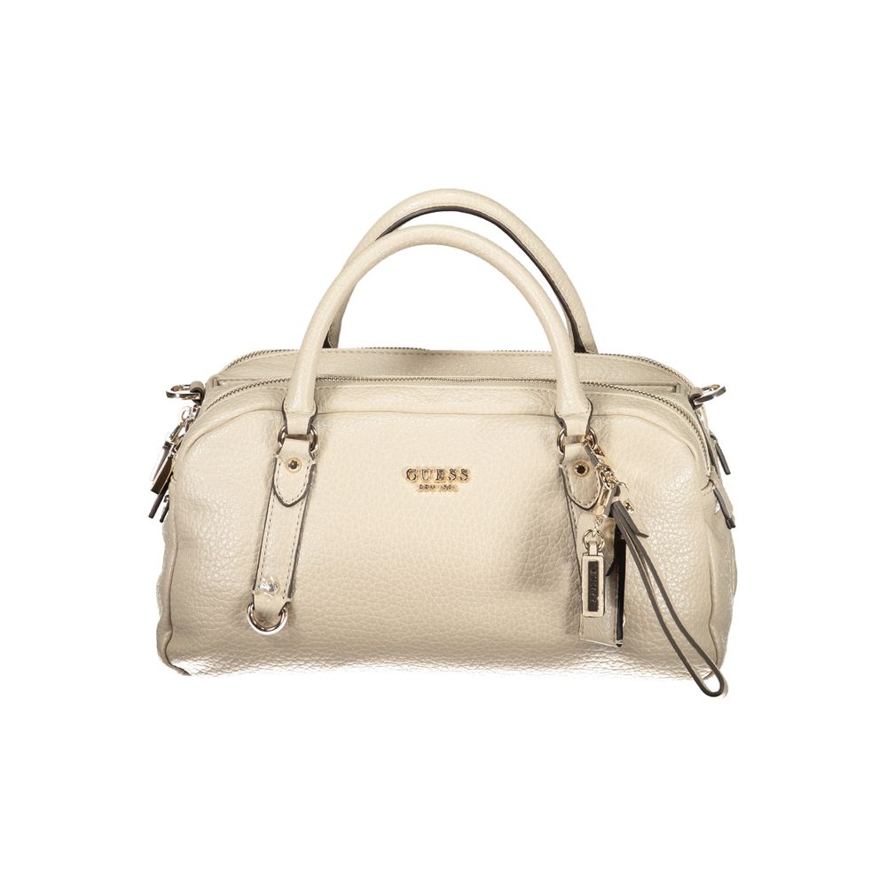 Guess Jeans Marsha Satchel Bag in Ivory