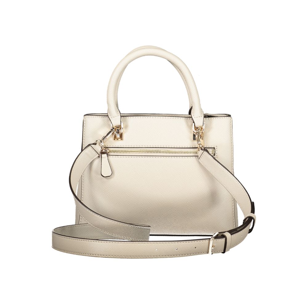 Guess Jeans Noelle II Satchel Bag in Ivory