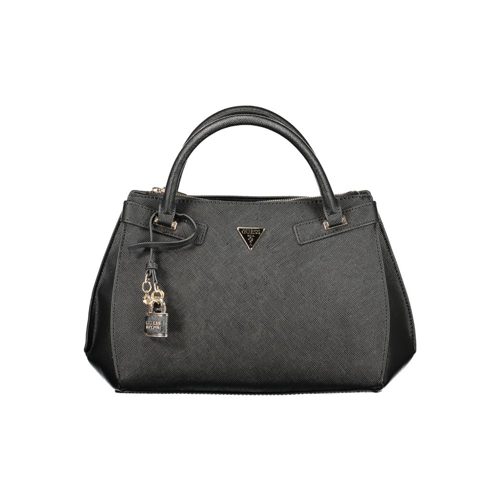 Guess Jeans Serenova Satchel Bag in Black