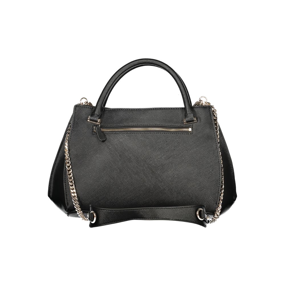 Guess Jeans Serenova Satchel Bag in Black