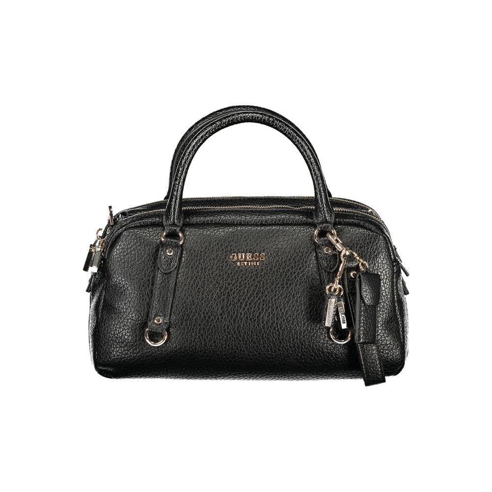 Guess Jeans Marsha Satchel Bag in Black