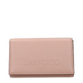 Jimmy Choo Avenue XB Clutch Bag Powder Pink Calf Leather