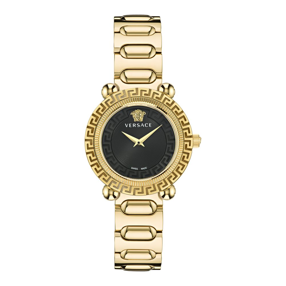 Versace Gold Stainless Steel Dress Watch