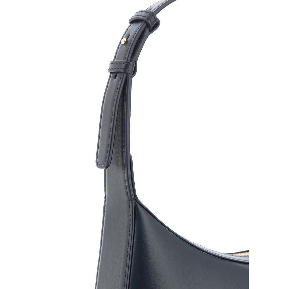 Dolce & Gabbana DG Logo Leather Shoulder Bag in Black