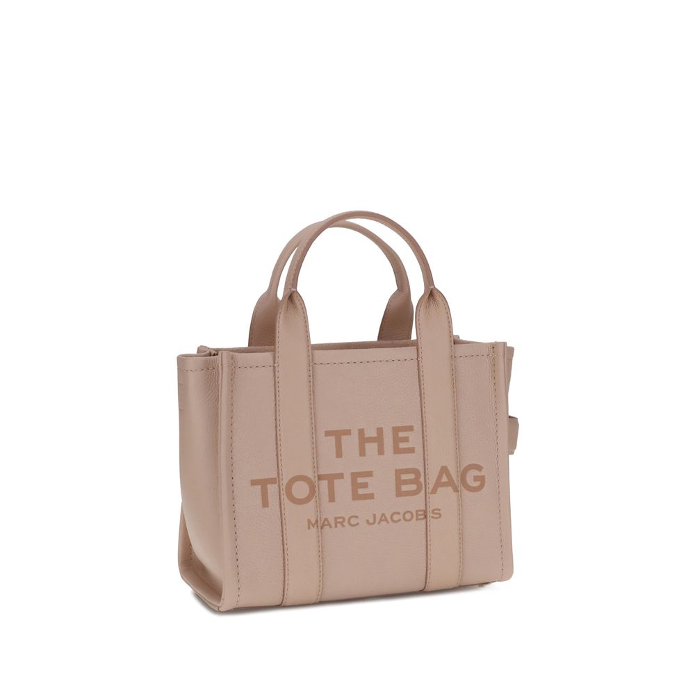 Marc Jacobs The Small Tote Bag Grained Leather Rose Beige