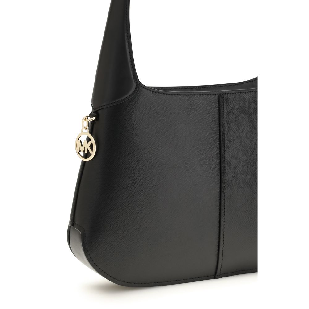 Michael Kors Alice Large Leather Shoulder Bag Black