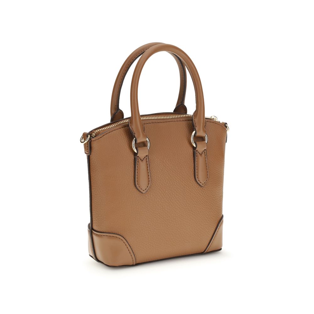 Michael Kors Murphy Small Leather Satchel Bag Camel