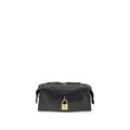Balmain Black Calf Leather Bos Taurus Shoulder Bag