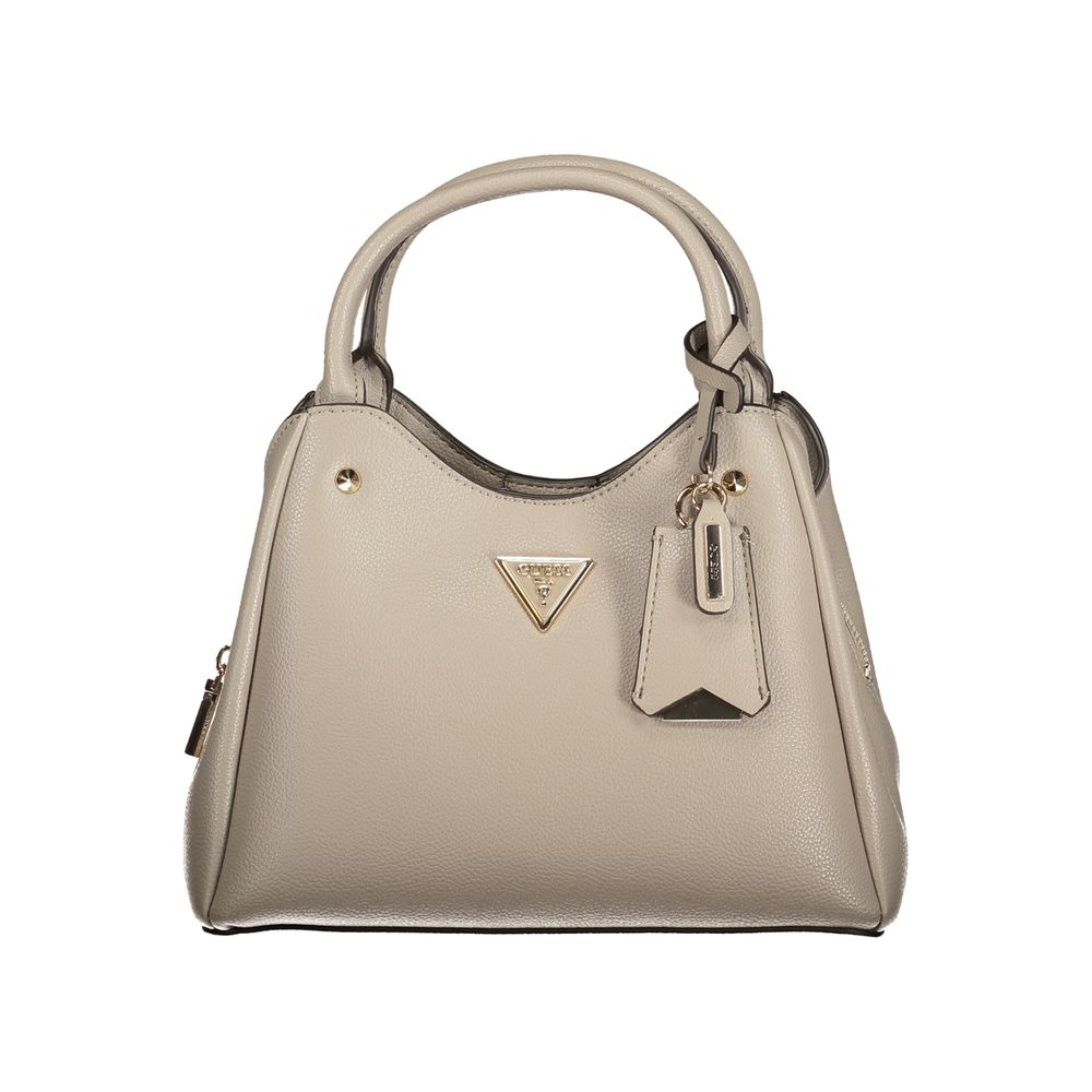 Guess Jeans Meridian II Satchel Bag in Ivory