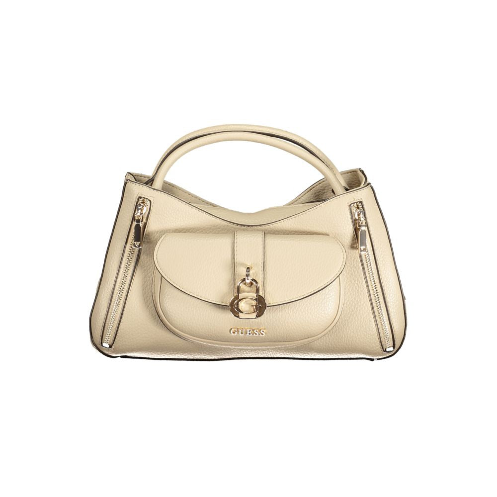 Guess Jeans Jessa Satchel Bag in Ivory