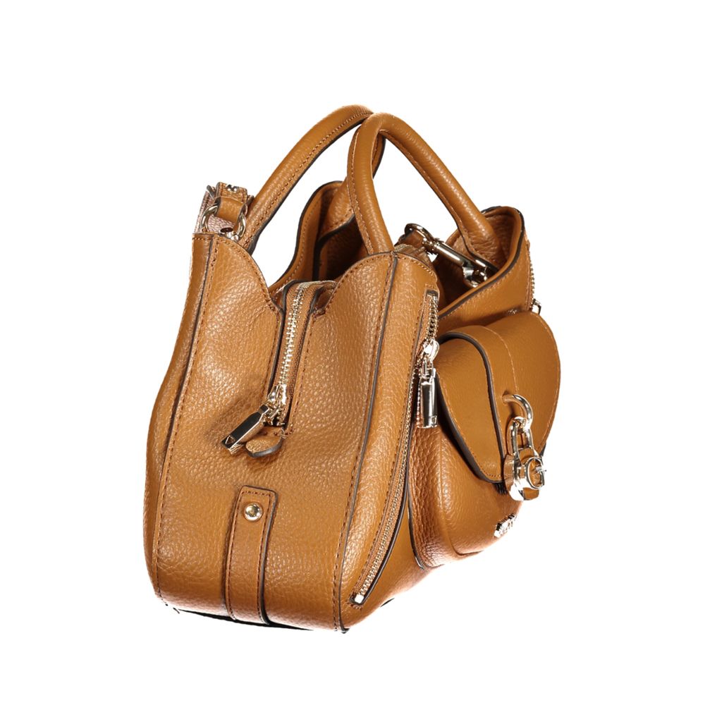 Guess Jeans Jessa Satchel Bag in Cognac Brown