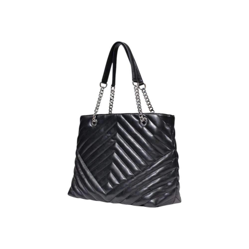 Armani Exchange Quilted Chevron Shopping Bag Black