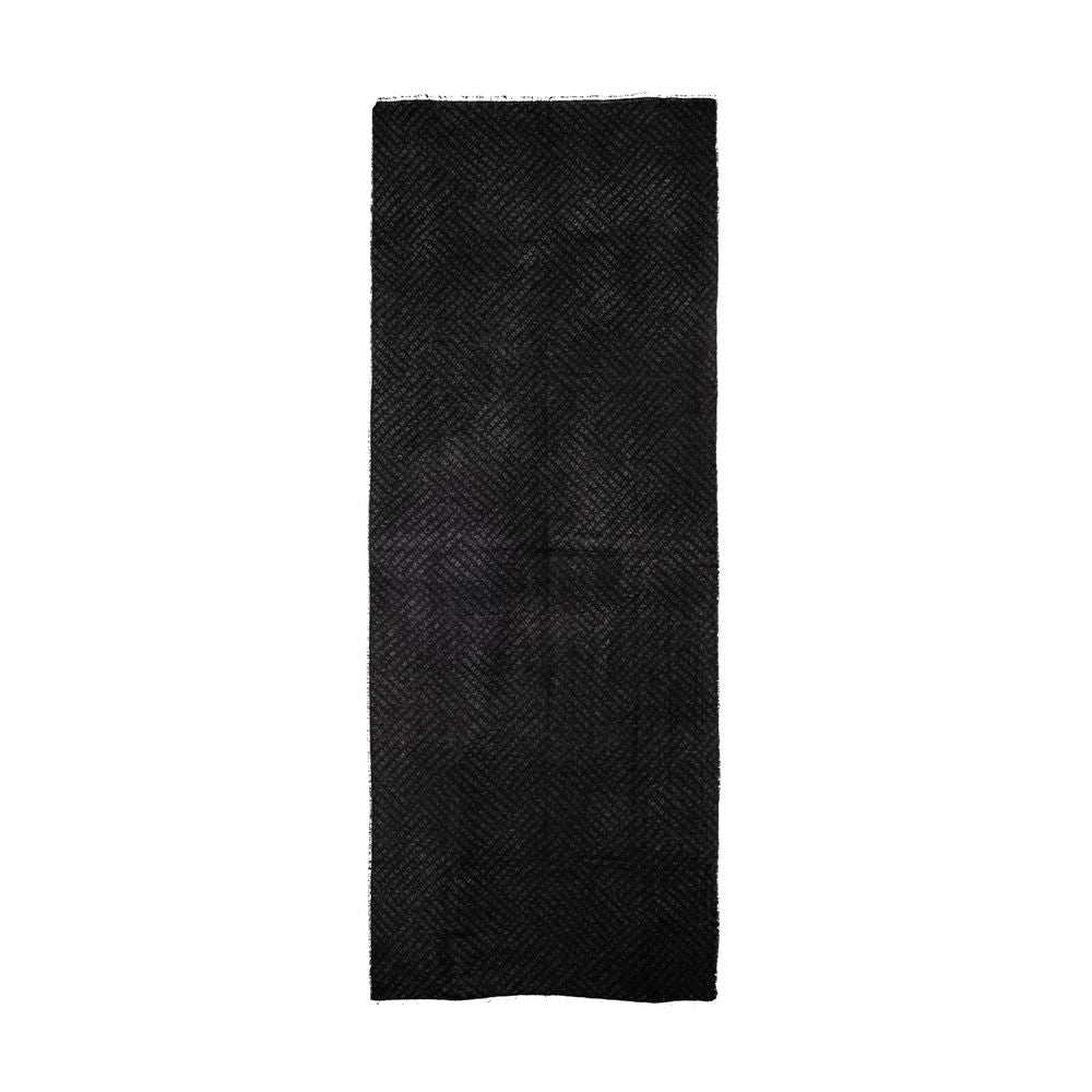 Armani Exchange Logo Scarf Black