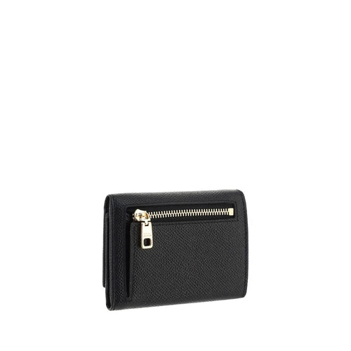 Dolce & Gabbana Dauphine Calfskin Wallet in Black