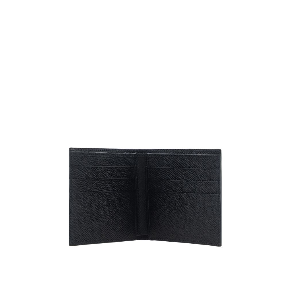 Dolce & Gabbana Black Calf Leather Bos Taurus Wallet