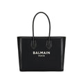 Balmain Black Cotton Shoulder Bag