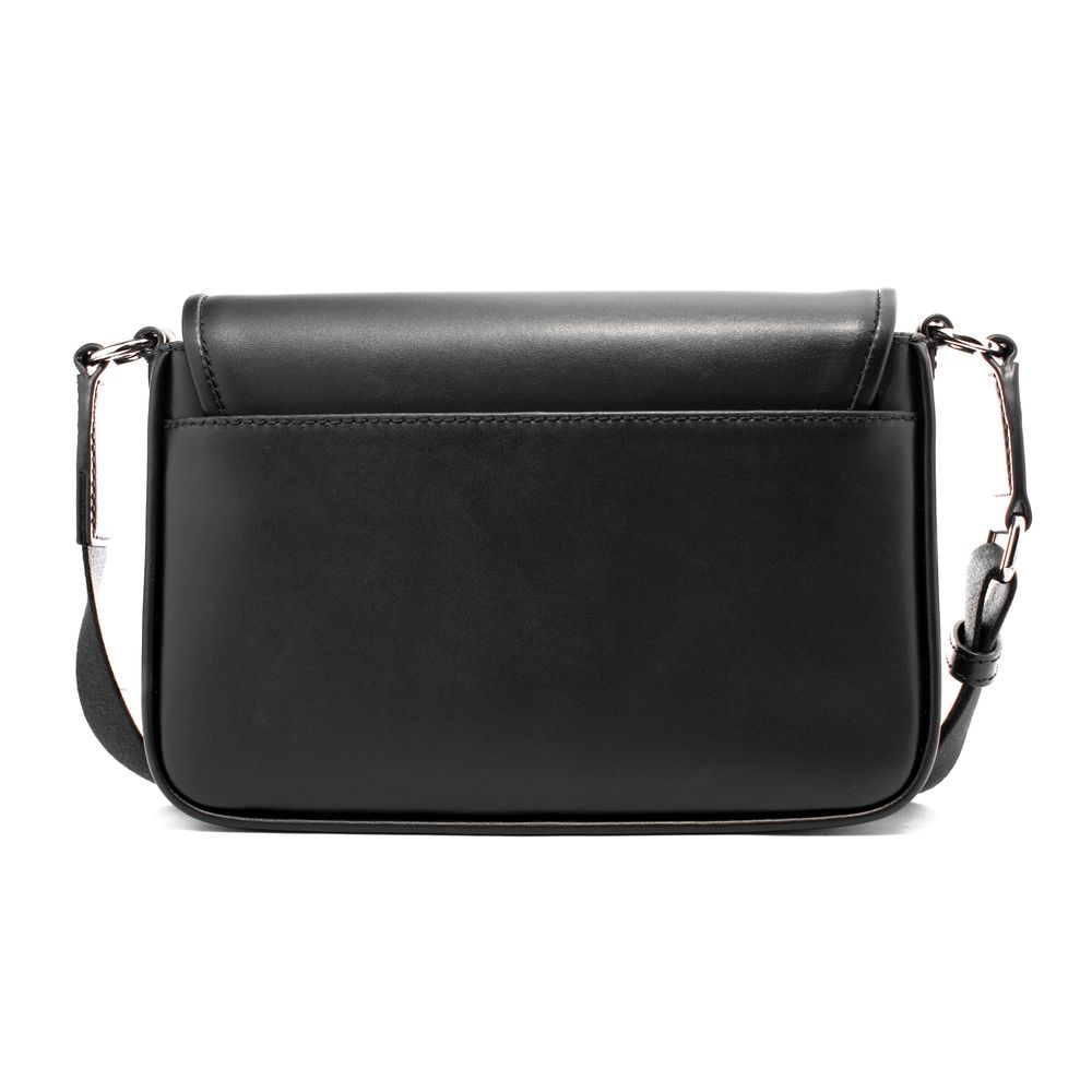 Michael Kors Bradshaw Medium Leather Messenger Bag Black