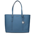 Michael Kors Jet Set Large Leather Tote Bag Cornflower