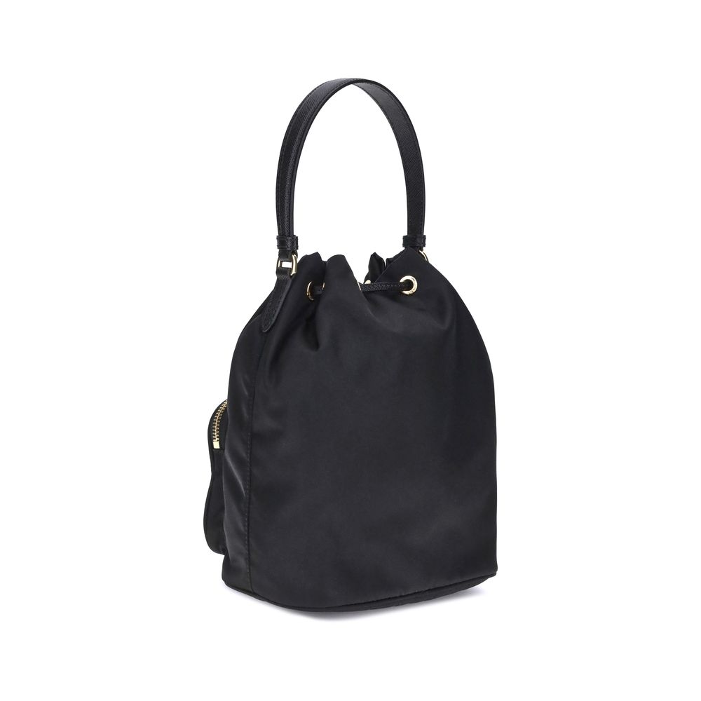 Prada Re-Nylon Black Bucket Bag