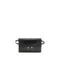 Tom Ford Double T Black Croc-Effect Leather Shoulder Bag