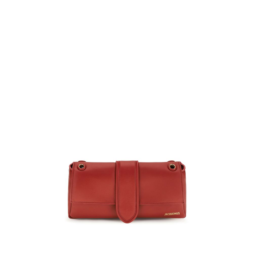 Jacquemus Le Bambino Chaine Nappa Leather Shoulder Bag in Red