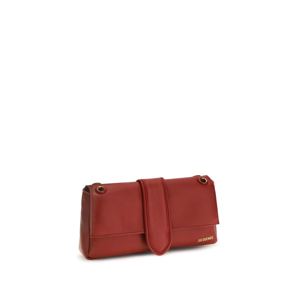 Jacquemus Le Bambino Chaine Nappa Leather Shoulder Bag in Red