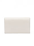 Jimmy Choo White Avenue Leather Shoulder Strap Bag