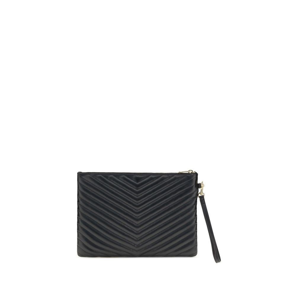 Saint Laurent Cassandre Matelassé Leather Tablet Pouch