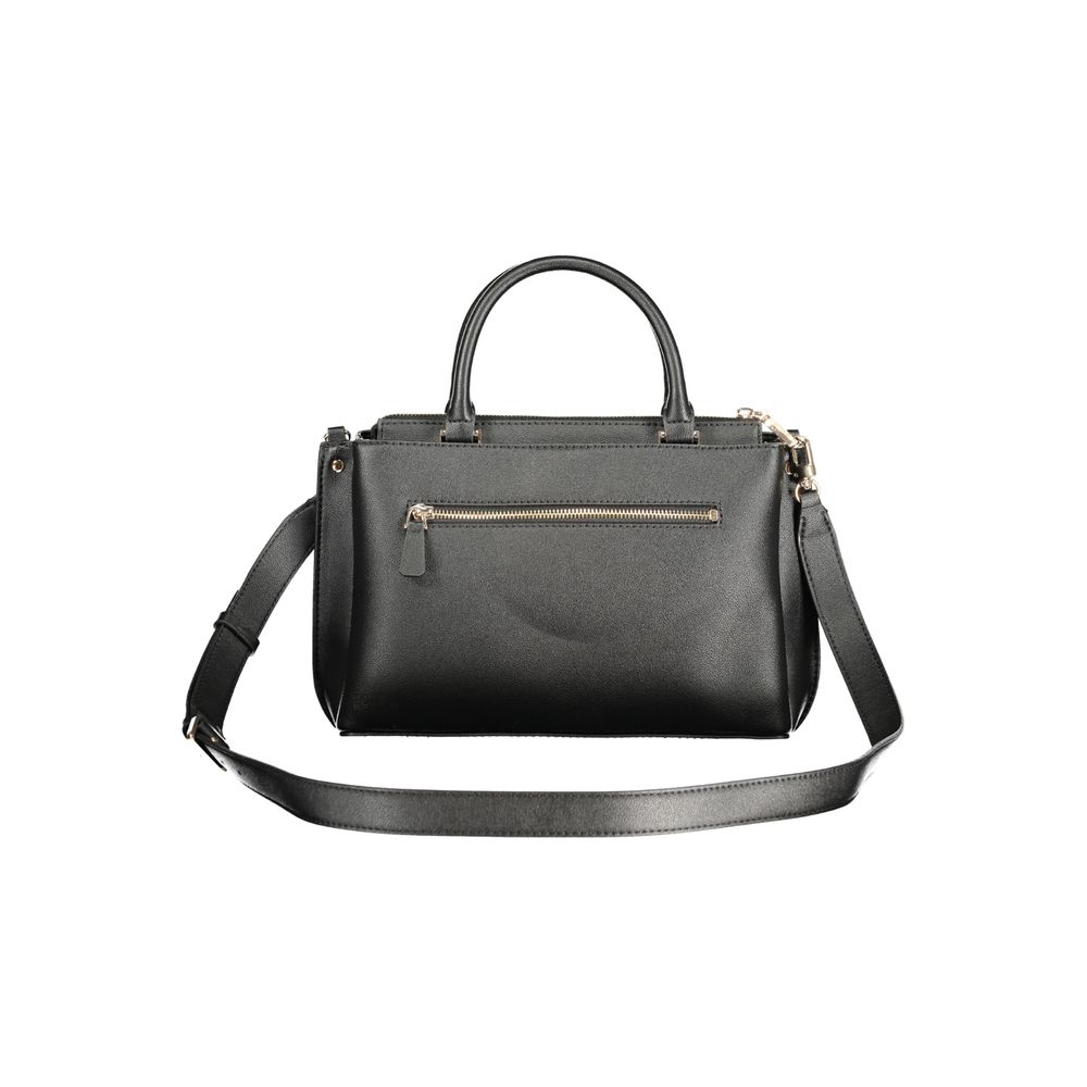 Guess Jeans Structured Satchel Bag in Black