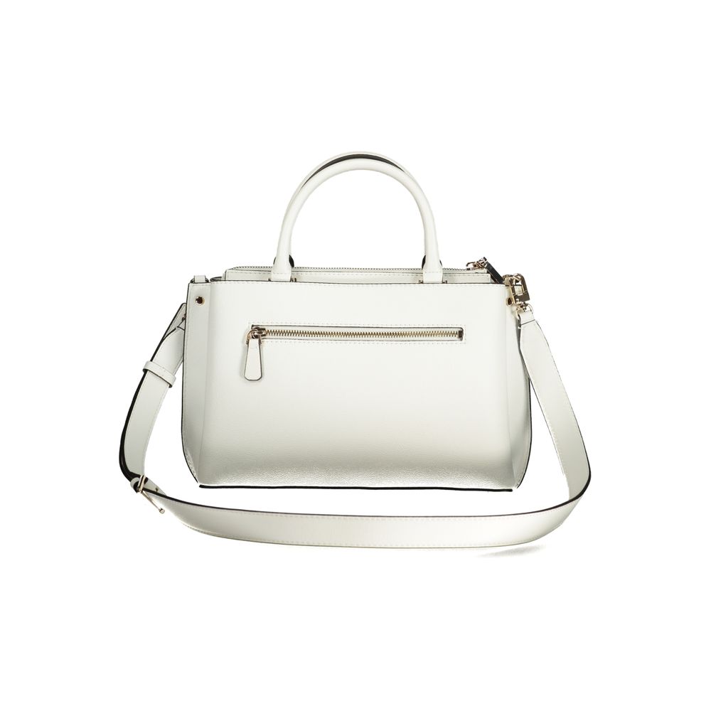 Guess Jeans White Satchel Bag
