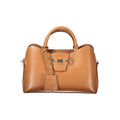 Guess Jeans Emelie Satchel Bag in Cognac Brown