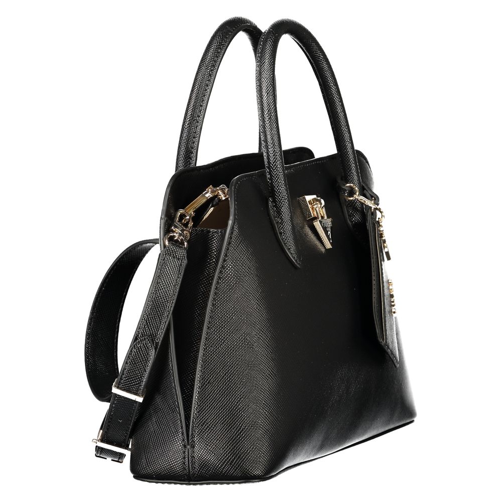 Guess Jeans Patsie Satchel Bag in Black
