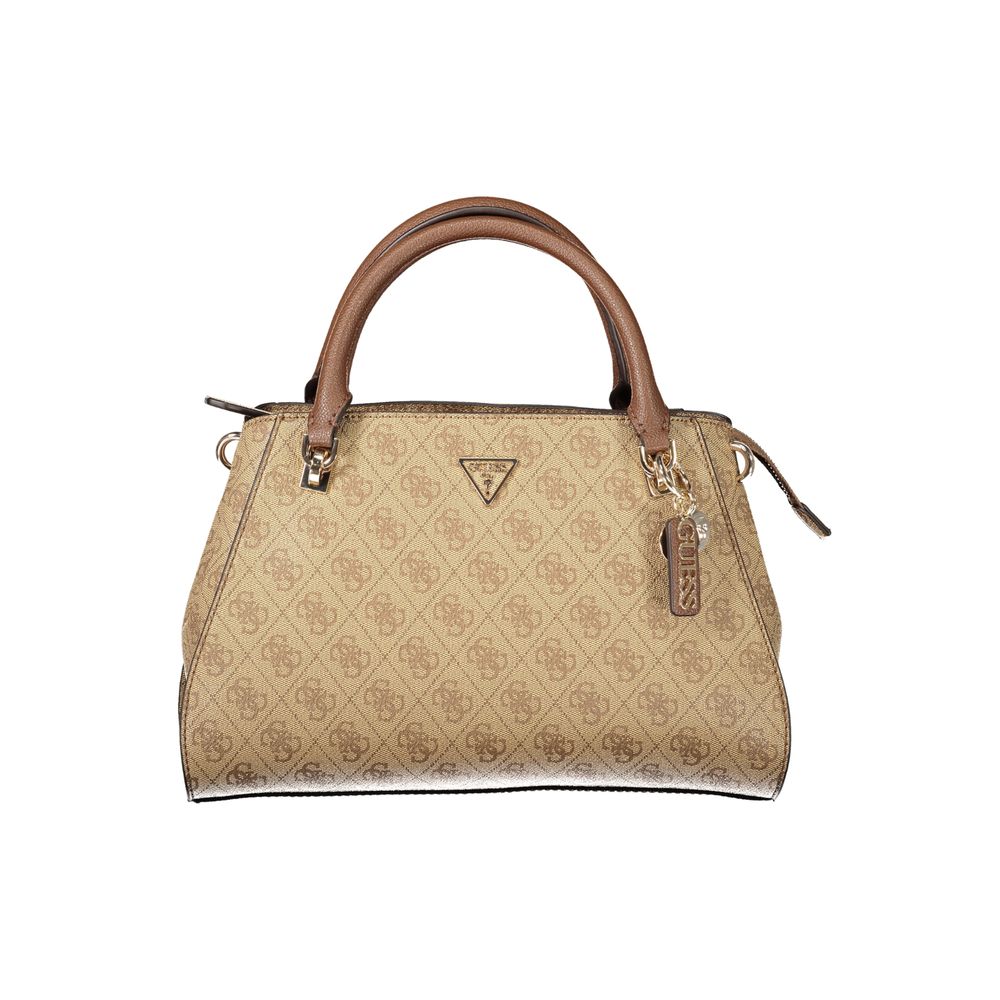 Guess Jeans Noelle II Beige Satchel Bag