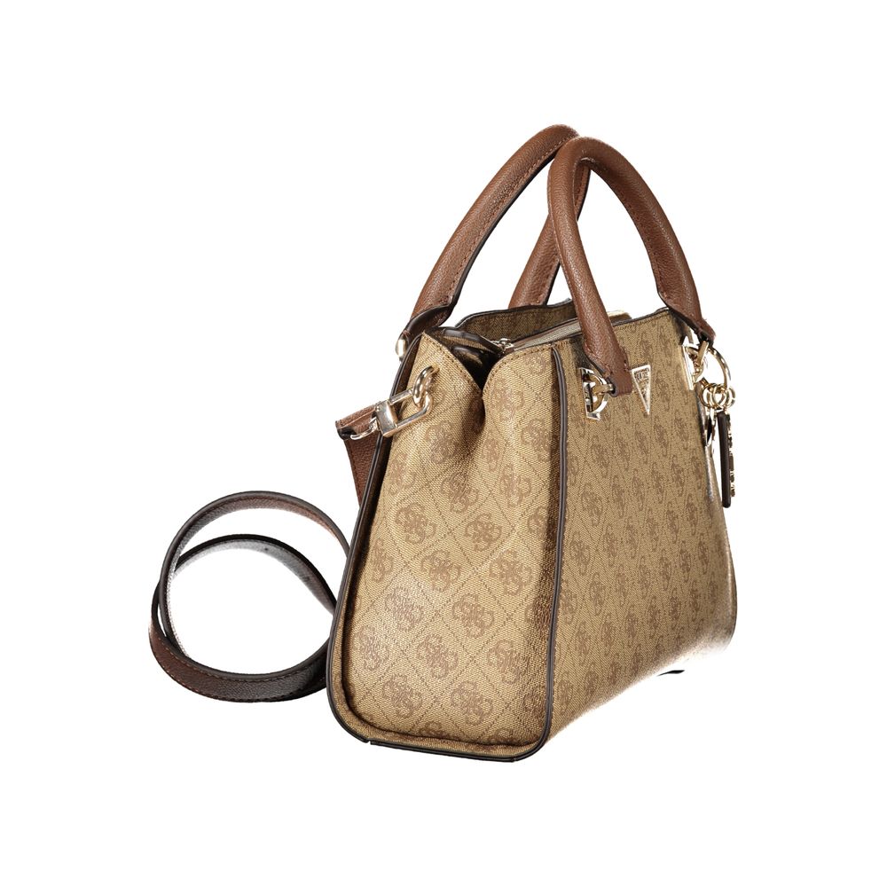 Guess Jeans Noelle II Beige Satchel Bag