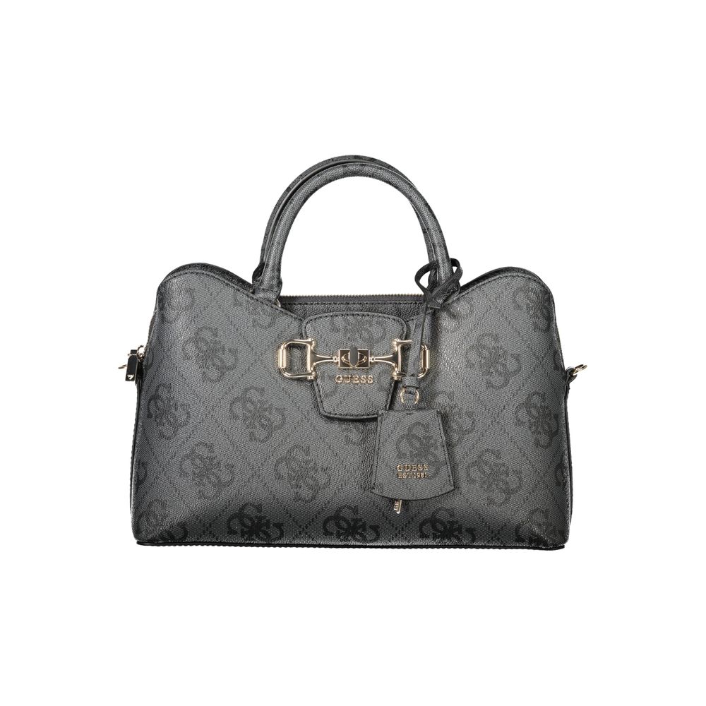 Guess Jeans Janie Logo Satchel Bag in Grey