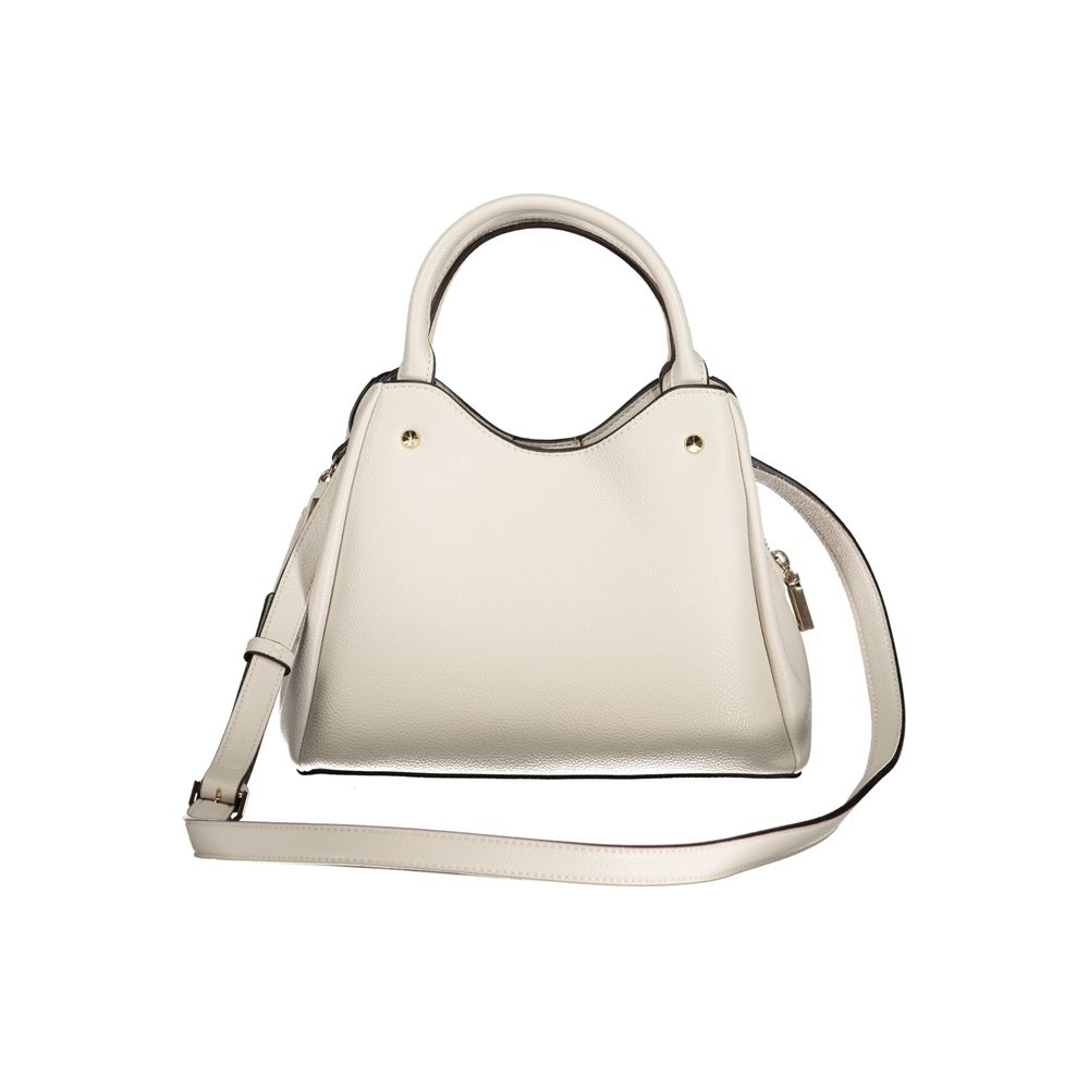 Guess Jeans Meridian II Satchel Bag in Ivory