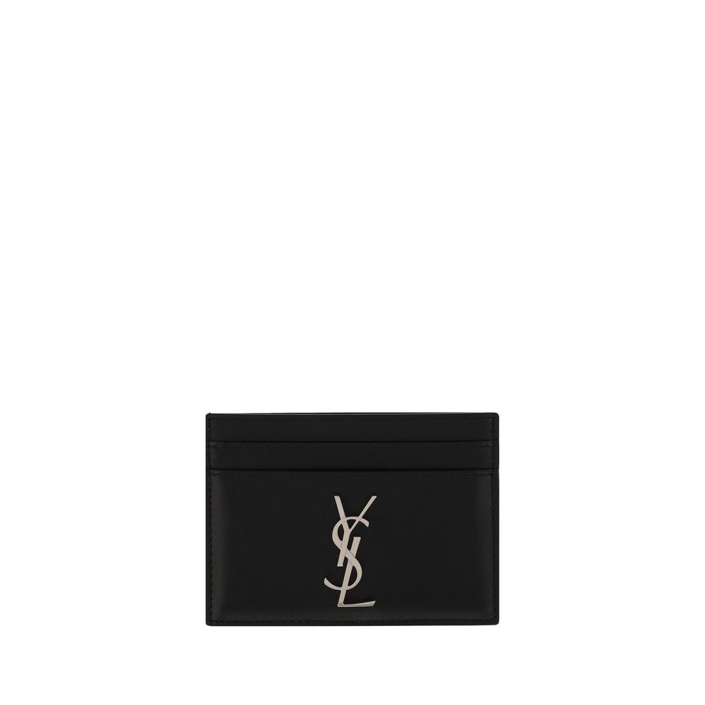 Saint Laurent Black Calf Leather Bos Taurus Wallet