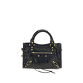 Balenciaga Black Lamb Ovis Aries Aries Shoulder Bag