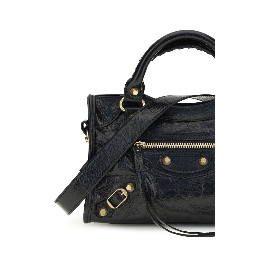 Balenciaga Black Lamb Ovis Aries Aries Shoulder Bag